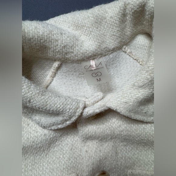 CALIA by carrie underwood white cardigan button up sweater size medium - Picture 2 of 5